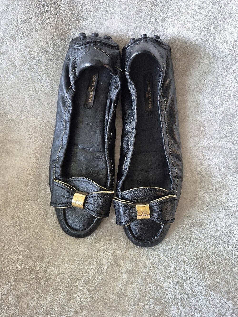 Louis Vuitton Leather Flats